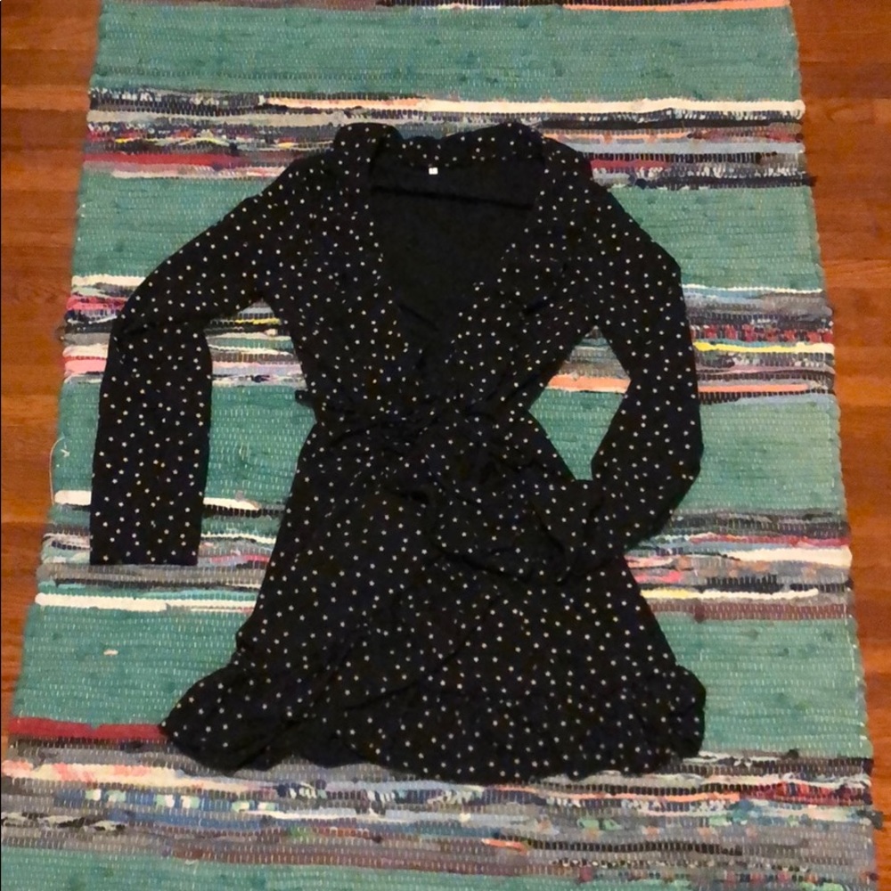 Wrap around star spangled dress!